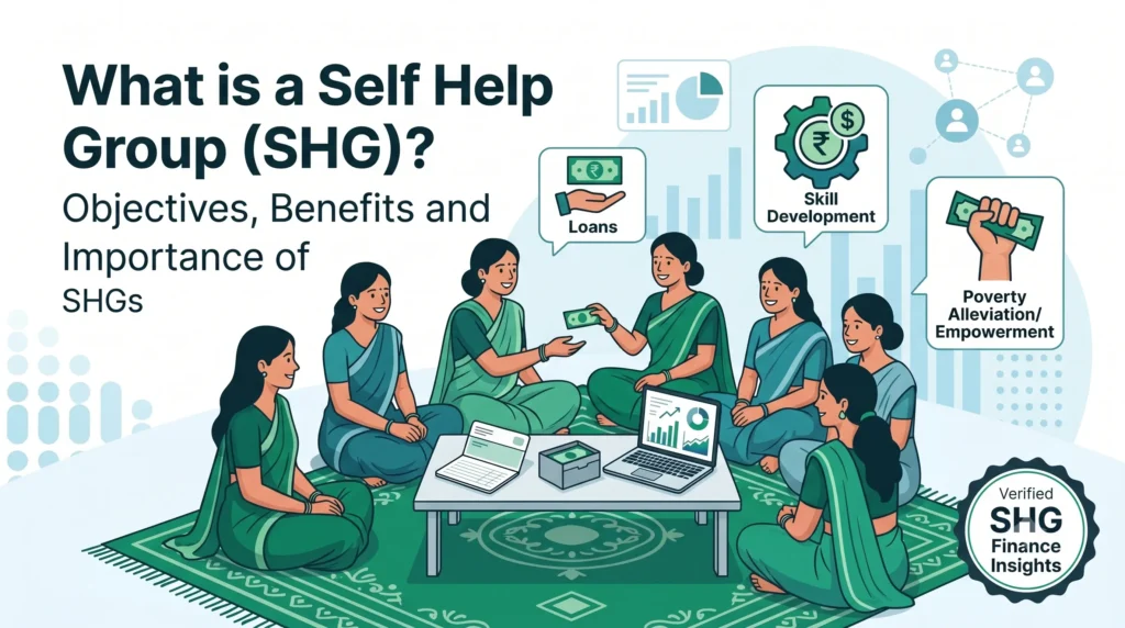 Self Help Group (SHG) Concepts, Objectives and Importance Infographic